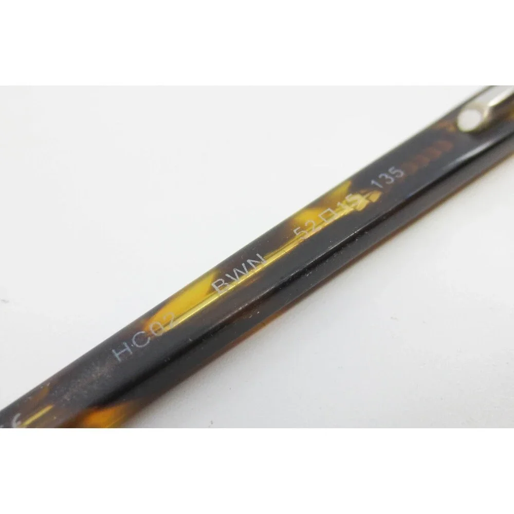 Hard Candy HC02 BWN Eyeglasses Brown Tortoise Rectangle Frame 52-15-135 HC02BWN